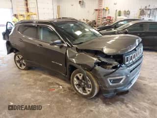 2019 Jeep Compass Limited with VIN 3C4NJDCB1KT780880, listed as a IAAI auction lot 43297174 with 76,843 mi miles and . Bid and sale history available at DreamBid. Image 1.