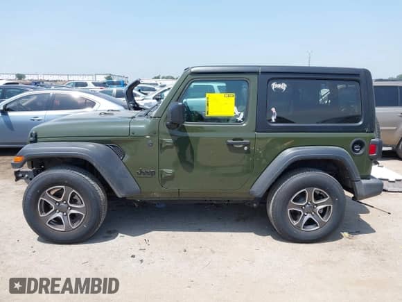 2023 Jeep Wrangler Sport with VIN 1C4HJXAG1PW650435, listed as a IAAI auction lot 42333006 with 16,980 mi miles and . Bid and sale history available at DreamBid. Image 14.