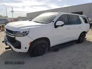 2021 Chevrolet Tahoe Commercial с VIN 1GNSKLED7MR310493, выставлен на аукционе Copart как лот 42093025 с пробегом 85 049 миль миль и На запчасти • Non repairable. История ставок и продаж доступна на DreamBid. Изображение 1.