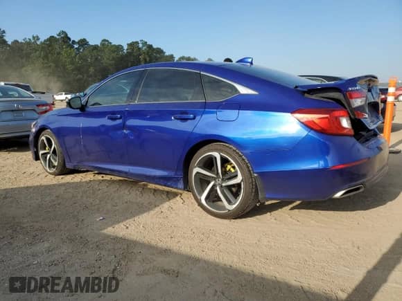 2019 Honda Accord Sport с VIN 1HGCV2F38KA023262, выставлен на аукционе Copart как лот 80083595 с пробегом 80 513 миль миль и Списание • Salvage title. История ставок и продаж доступна на DreamBid. Изображение 2.