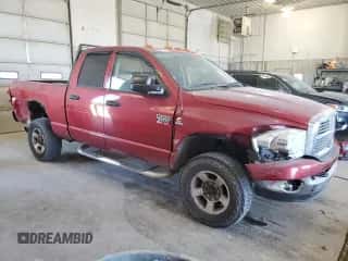 2008 Dodge 2500 SLT с VIN 3D7KS28A68G106655, выставлен на аукционе Copart как лот 84580775 с пробегом 169 581 миль миль и Списание • Salvage title. История ставок и продаж доступна на DreamBid. Изображение 4.