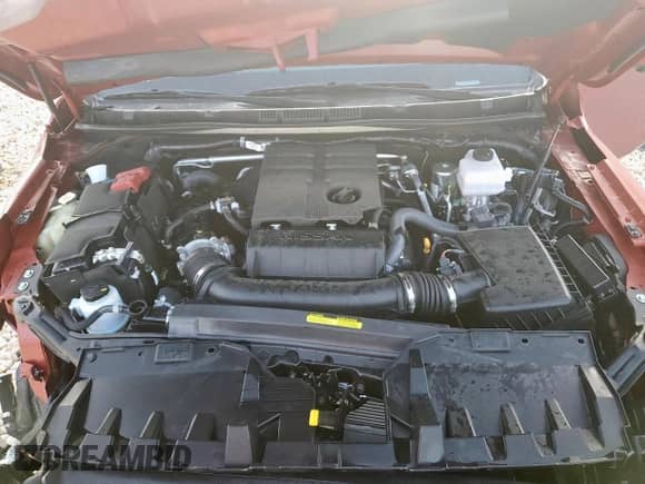 2025 Nissan Frontier Pro-X with VIN 1N6ED1EJXSN637854, listed as a Copart auction lot 65409335 with 2,410 mi miles and Salvage title. Bid and sale history available at DreamBid. Image 11.