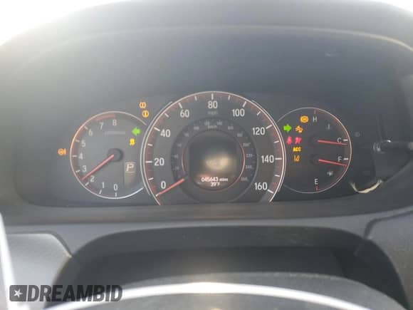 2017 Honda Accord Touring with VIN 1HGCT2B00HA002965, listed as a Copart auction lot 82459374 with 45,643 mi miles and Salvage title. Bid and sale history available at DreamBid. Image 9.