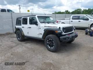 2025 Jeep Wrangler Rubicon with VIN 1C4PJXFNXSW526479, listed as a IAAI auction lot 42326464 with 8,901 mi miles and . Bid and sale history available at DreamBid. Image 1.