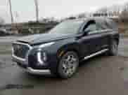 2021 Hyundai Palisade Calligraphy z VIN KM8R7DHE7MU310991, wystawiony jako Copart lot #77602463 z przebiegiem 28 943 mil mil oraz . Historia ofert i sprzedaży dostępna na DreamBid. Obrazek 1.