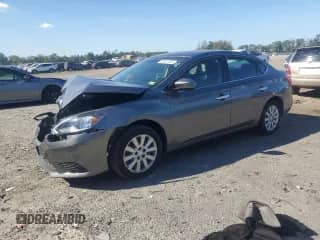 2019 Nissan Sentra SV with VIN 3N1AB7AP9KY250402, listed as a Copart auction lot 82001165 with 89,294 mi miles and Salvage title. Bid and sale history available at DreamBid. Image 1.