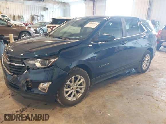 2021 Chevrolet Equinox LT с VIN 2GNAXKEV2M6121956, выставлен на аукционе IAAI как лот 43091998 с пробегом 52 062 миль миль и . История ставок и продаж доступна на DreamBid. Изображение 2.