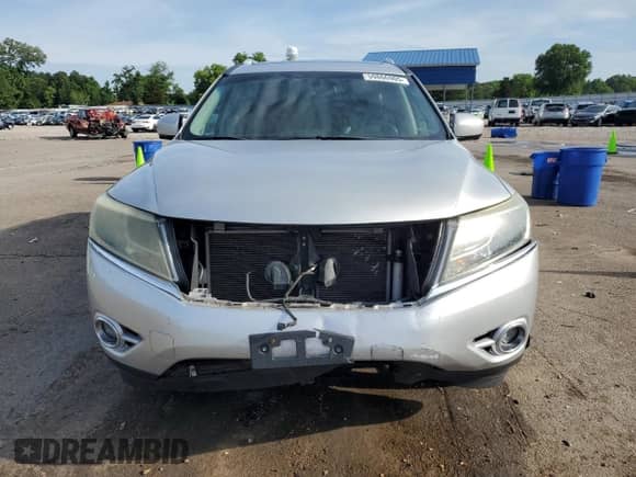 2015 Nissan Pathfinder S with VIN 5N1AR2MN3FC722707, listed as a Copart auction lot 59866905 with 124,684 mi miles and Salvage title. Bid and sale history available at DreamBid. Image 5.