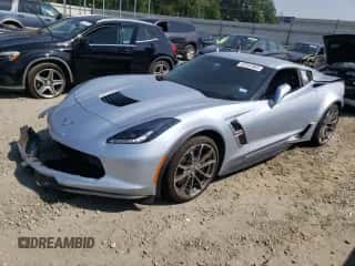 2017 Chevrolet Corvette Grand Sport 1LT with VIN 1G1YW2D77H5112872, listed as a Copart auction lot 57247063 with 29,726 mi miles and . Bid and sale history available at DreamBid. Image 1.