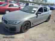 2021 BMW 5 Series 540i xDrive with VIN WBA73BJ03MWX30307, listed as a IAAI auction lot 41891615 with 27,374 mi miles and . Bid and sale history available at DreamBid. Image 20.