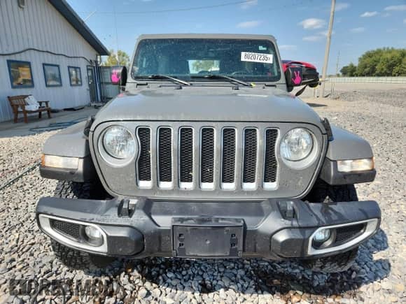 2022 Jeep Wrangler Unlimited Sahara with VIN 1C4HJXENXNW119868, listed as a Copart auction lot 80207235 with 65,916 mi miles and Salvage title. Bid and sale history available at DreamBid. Image 5.
