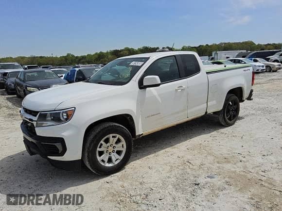 2022 Chevrolet Colorado 4WD LT with VIN 1GCHTCEA9N1115792, listed as a Copart auction lot 50754505 with 114,959 mi miles and Clean title. Bid and sale history available at DreamBid. Image 1.