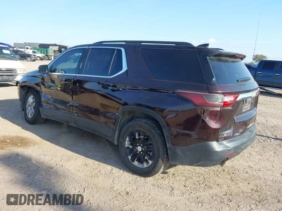 2020 Chevrolet Traverse LT Cloth with VIN 1GNERGKW4LJ154674, listed as a IAAI auction lot 42892202 with 112,308 mi miles and . Bid and sale history available at DreamBid. Image 3.