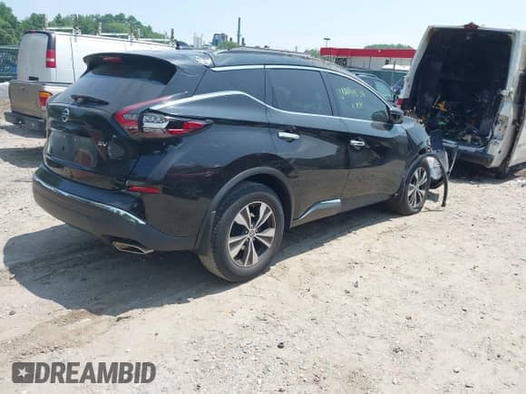 2019 Nissan Murano SL with VIN 5N1AZ2MJXKN126909, listed as a IAAI auction lot 42441034 with 76,356 mi miles and . Bid and sale history available at DreamBid. Image 4.