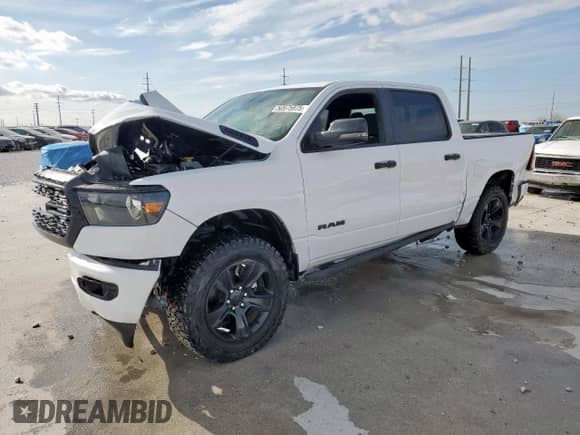 2023 Ram 1500 Lone Star with VIN 1C6SRFFT4PN538577, listed as a Copart auction lot 50975975 with 37,392 mi miles and Salvage title. Bid and sale history available at DreamBid. Image 1.