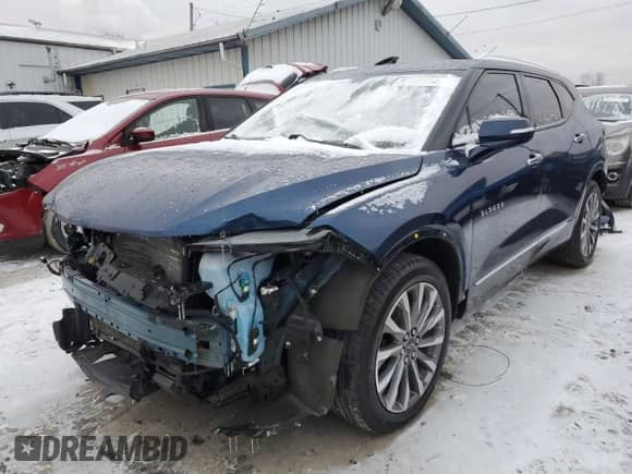 2023 Chevrolet Blazer Premier with VIN 3GNKBLRS6PS127127, listed as a Copart auction lot 82566014 with 41,925 mi miles and Salvage title. Bid and sale history available at DreamBid. Image 1.
