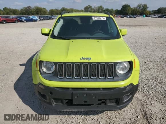 2017 Jeep Renegade Latitude с VIN ZACCJBBBXHPF26498, выставлен на аукционе Copart как лот 81932275 с пробегом 167 164 миль миль и Списание • Salvage title. История ставок и продаж доступна на DreamBid. Изображение 5.