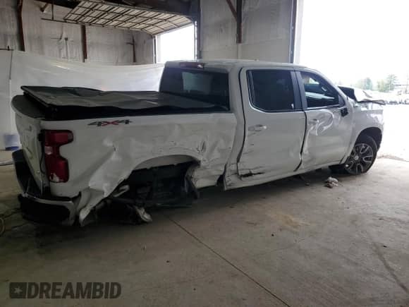 2022 Chevrolet Silverado 1500 LT with VIN 1GCPYJEK3NZ238340, listed as a Copart auction lot 52849925 with Not provided miles and Salvage title. Bid and sale history available at DreamBid. Image 3.