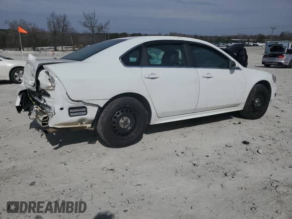 2016 Chevrolet Impala Police Police with VIN 2G1WD5E39G1106114, listed as a Copart auction lot 47264925 with 109,608 mi miles and Clean title. Bid and sale history available at DreamBid. Image 3.