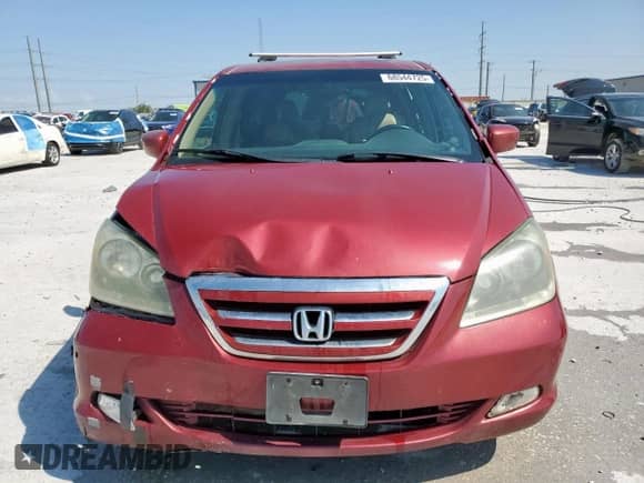 2006 Honda Odyssey Touring с VIN 5FNRL38836B005469, выставлен на аукционе Copart как лот 68544725 с пробегом 155 369 миль миль и Списание • Salvage title. История ставок и продаж доступна на DreamBid. Изображение 5.