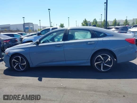 2022 Honda Accord Sport with VIN 1HGCV3F24NA029920, listed as a IAAI auction lot 43111395 with 5,391 mi miles and . Bid and sale history available at DreamBid. Image 14.