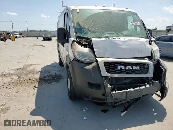 2019 Ram ProMaster Cargo z VIN 3C6TRVAGXKE502723, wystawiony jako Copart lot #50158445 z przebiegiem Nie podano mil oraz Szkoda całkowita • Salvage title. Historia ofert i sprzedaży dostępna na DreamBid. Obrazek 11.
