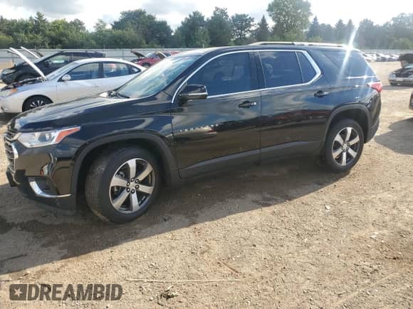 2018 Chevrolet Traverse LT с VIN 1GNERHKWXJJ100170, выставлен на аукционе Copart как лот 69887545 с пробегом 155 242 миль миль и Списание • Salvage title. История ставок и продаж доступна на DreamBid. Изображение 1.