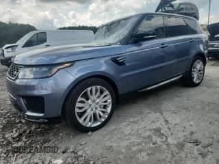 2019 Land Rover Range Rover Sport HSE with VIN SALWR2RV8KA843203, listed as a Copart auction lot 64931445 with 75,718 mi miles and Salvage title. Bid and sale history available at DreamBid. Image 1.