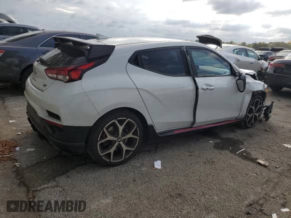 2019 Hyundai Veloster N с VIN KMHT36AH4KU001624, выставлен на аукционе Copart как лот 79300764 с пробегом 23 232 миль миль и Списание • Salvage title. История ставок и продаж доступна на DreamBid. Изображение 3.