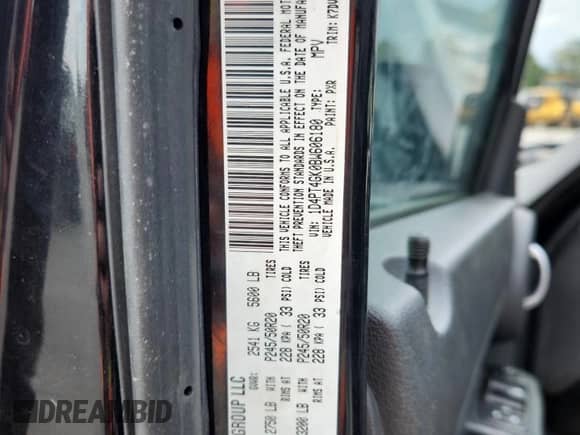 2011 Dodge Nitro Heat with VIN 1D4PT4GK0BW606180, listed as a Copart auction lot 71903985 with 135,991 mi miles and Salvage title. Bid and sale history available at DreamBid. Image 13.