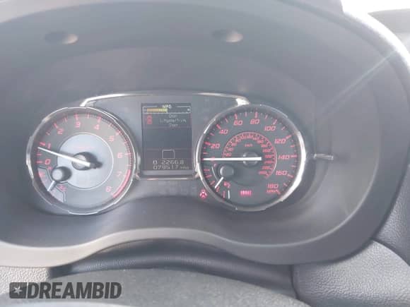 2016 Subaru WRX z VIN JF1VA1B67G9815169, wystawiony jako IAAI lot #43467336 z przebiegiem 79 517 mil mil oraz . Historia ofert i sprzedaży dostępna na DreamBid. Obrazek 7.