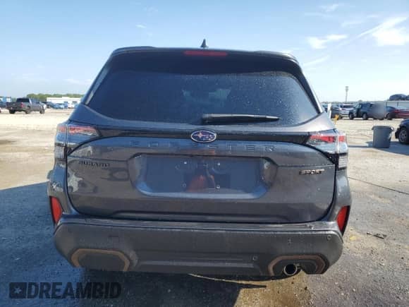 2025 Subaru Forester Special Sports with VIN JF2SLDHC5SH528371, listed as a Copart auction lot 69970135 with Not provided miles and Non repairable. Bid and sale history available at DreamBid. Image 6.