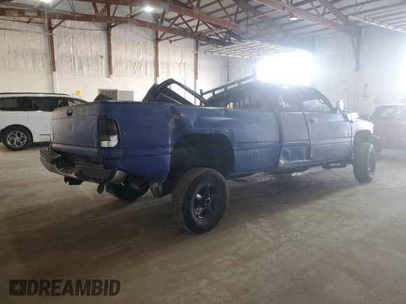 1996 Dodge 1500 with VIN 3B7HF13Z4TG160786, listed as a Copart auction lot 48021635 with Not provided miles and Non repairable. Bid and sale history available at DreamBid. Image 3.