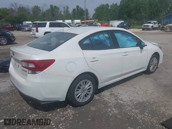 2018 Subaru Impreza Premium с VIN 4S3GKAB65J3613280, выставлен на аукционе IAAI как лот 42694765 с пробегом 124 746 миль миль и . История ставок и продаж доступна на DreamBid. Изображение 4.