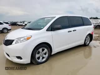 2014 Toyota Sienna L with VIN 5TDZK3DC4ES496156, listed as a Copart auction lot 64507075 with 64,788 mi miles and Salvage title. Bid and sale history available at DreamBid. Image 1.