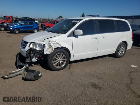 2020 Dodge Grand Caravan SXT with VIN 2C4RDGCG5LR154372, listed as a Copart auction lot 81410225 with 79,894 mi miles and Clean title. Bid and sale history available at DreamBid. Image 1.