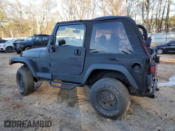 1999 Jeep Wrangler Sahara с VIN 1J4FY49S6XP462878, выставлен на аукционе Copart как лот 41492905 с пробегом Не указан миль и Чистый • Clean title. История ставок и продаж доступна на DreamBid. Изображение 2.