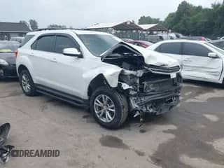 2017 Chevrolet Equinox LT z VIN 2GNFLFE37H6190400, wystawiony jako IAAI lot #42921274 z przebiegiem 102 408 mil mil oraz . Historia ofert i sprzedaży dostępna na DreamBid. Obrazek 1.