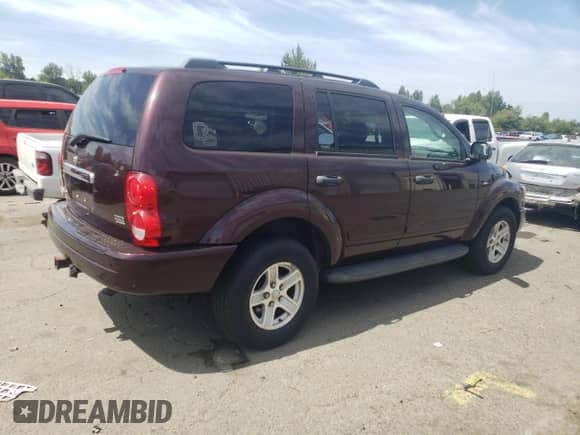 2005 Dodge Durango SLT with VIN 1D4HB48D25F529260, listed as a Copart auction lot 65370965 with 209,009 mi miles and Salvage title. Bid and sale history available at DreamBid. Image 3.