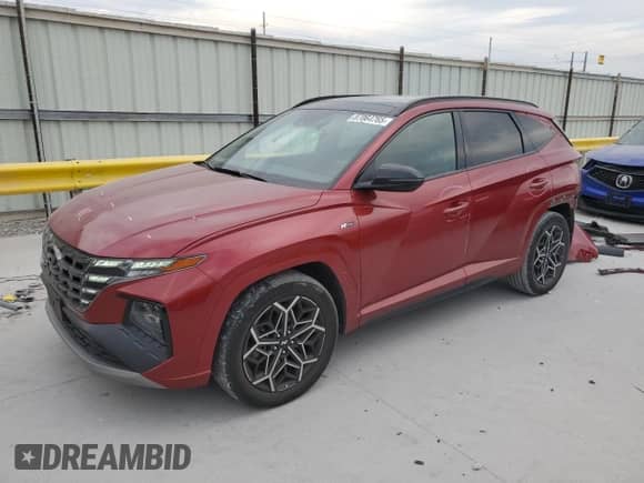 2023 Hyundai Tucson XRT with VIN KM8JF3AE0PU206061, listed as a Copart auction lot 87064765 with 59,874 mi miles and Salvage title. Bid and sale history available at DreamBid. Image 1.