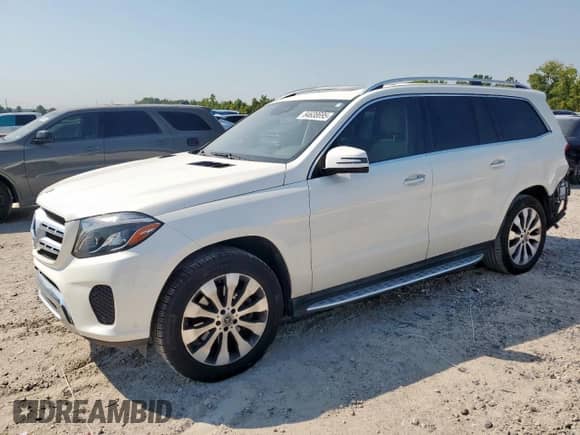 2018 Mercedes-Benz GLS 450 z VIN 4JGDF6EE4JB123888, wystawiony jako Copart lot #84638695 z przebiegiem 117 671 mil mil oraz Szkoda całkowita • Salvage title. Historia ofert i sprzedaży dostępna na DreamBid. Obrazek 1.