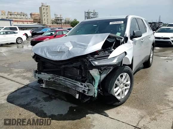 2022 Chevrolet Traverse LS with VIN 1GNERFKW1NJ163040, listed as a Copart auction lot 58426535 with 92,966 mi miles and Salvage title. Bid and sale history available at DreamBid. Image 15.