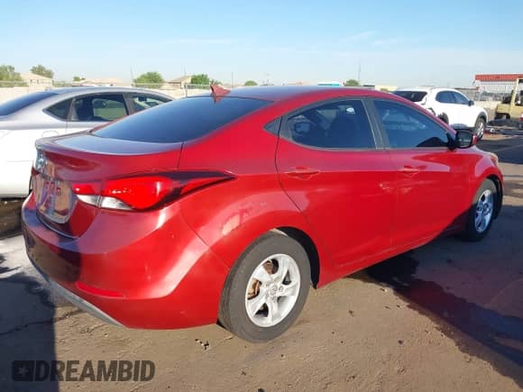 2014 Hyundai Elantra SE with VIN 5NPDH4AE1EH502747, listed as a IAAI auction lot 43322170 with 159,310 mi miles and . Bid and sale history available at DreamBid. Image 4.