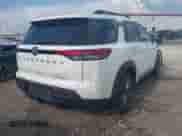 2024 Nissan Pathfinder Rock Creek with VIN 5N1DR3BD6RC275503, listed as a IAAI auction lot 43226840 with 9,618 mi miles and . Bid and sale history available at DreamBid. Image 4.