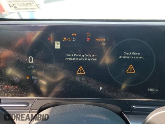 2024 Hyundai Kona Limited z VIN KM8HECA3XRU023558, wystawiony jako Copart lot #82975484 z przebiegiem 1 407 mil mil oraz Szkoda całkowita • Salvage title. Historia ofert i sprzedaży dostępna na DreamBid. Obrazek 9.