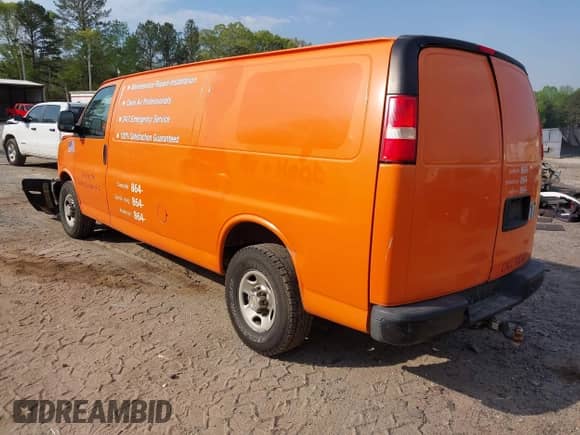 2012 Chevrolet Express Cargo with VIN 1GCWGGBA3C1167925, listed as a IAAI auction lot 42068275 with 313,006 mi miles and . Bid and sale history available at DreamBid. Image 3.