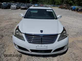 2015 Hyundai Equus Signature with VIN KMHGH4JH3FU099414, listed as a Copart auction lot 53717325 with 133,561 mi miles and Salvage title. Bid and sale history available at DreamBid. Image 5.