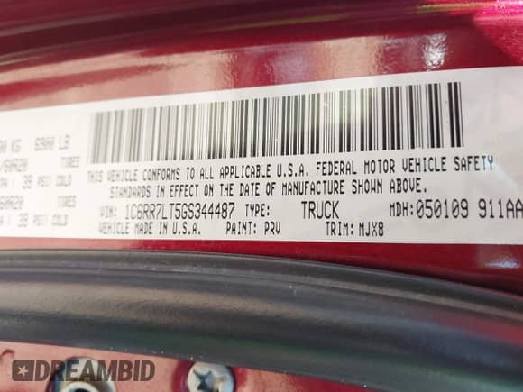 2016 Ram 1500 Big Horn с VIN 1C6RR7LT5GS344487, выставлен на аукционе IAAI как лот 41988099 с пробегом 119 250 миль миль и . История ставок и продаж доступна на DreamBid. Изображение 9.