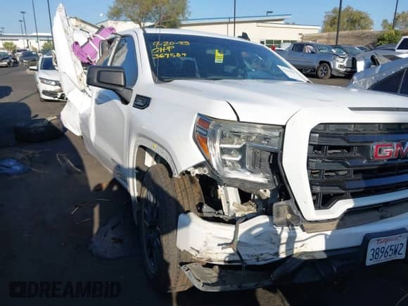 2019 GMC Sierra 1500 Elevation with VIN 1GTR8CED3KZ369589, listed as a IAAI auction lot 43316907 with 191,544 mi miles and . Bid and sale history available at DreamBid. Image 1.