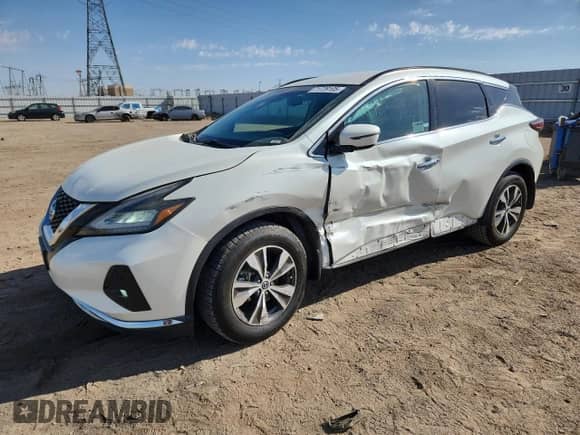 2021 Nissan Murano SV with VIN 5N1AZ2BJ1MC133846, listed as a Copart auction lot 71729105 with 103,301 mi miles and Salvage title. Bid and sale history available at DreamBid. Image 1.